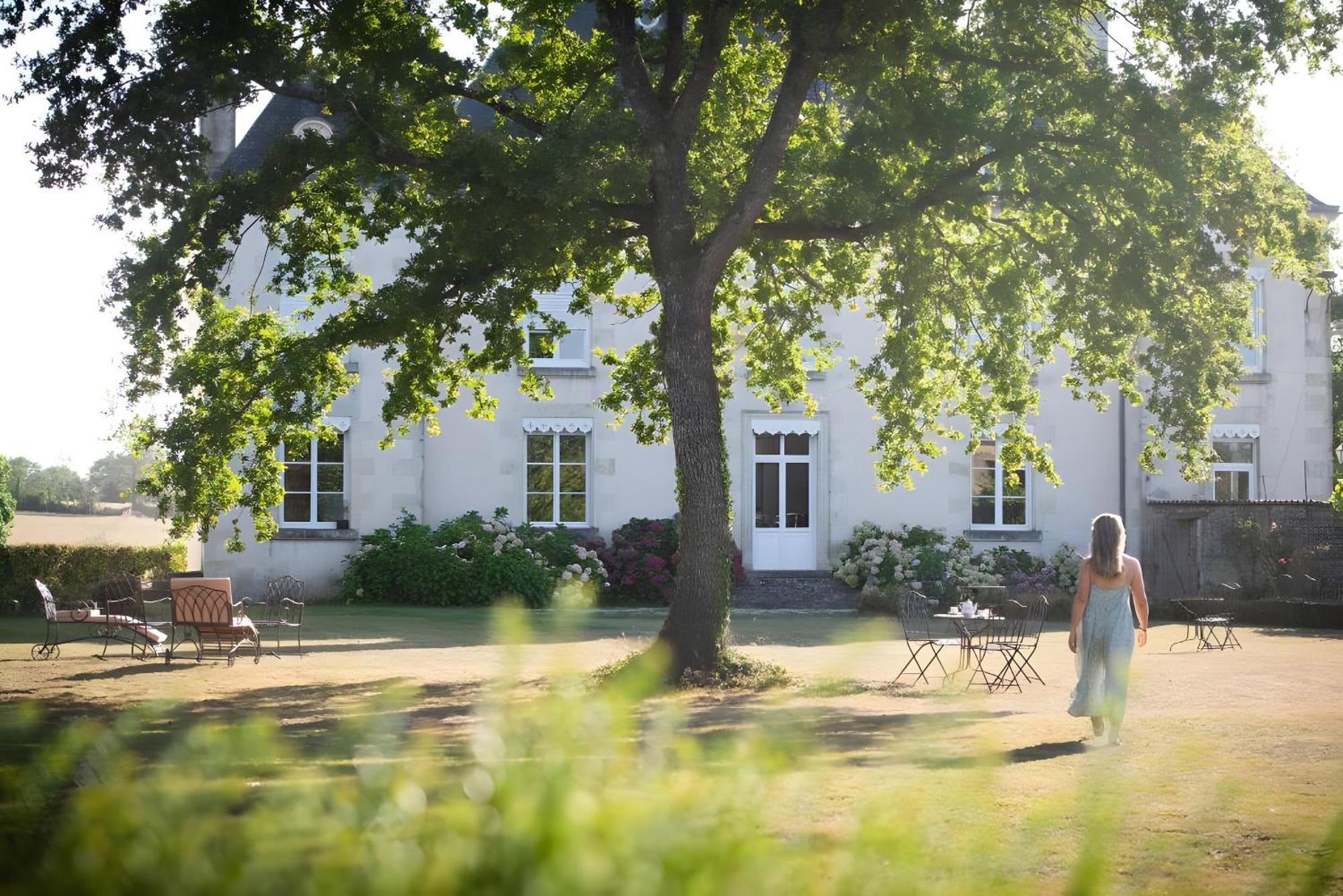 Bed and Breakfast Domaine De La Briouse Sanxay Exterior foto